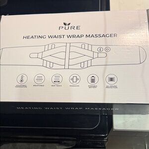 Pur Heating Waist Wrap Massager - Sleek White